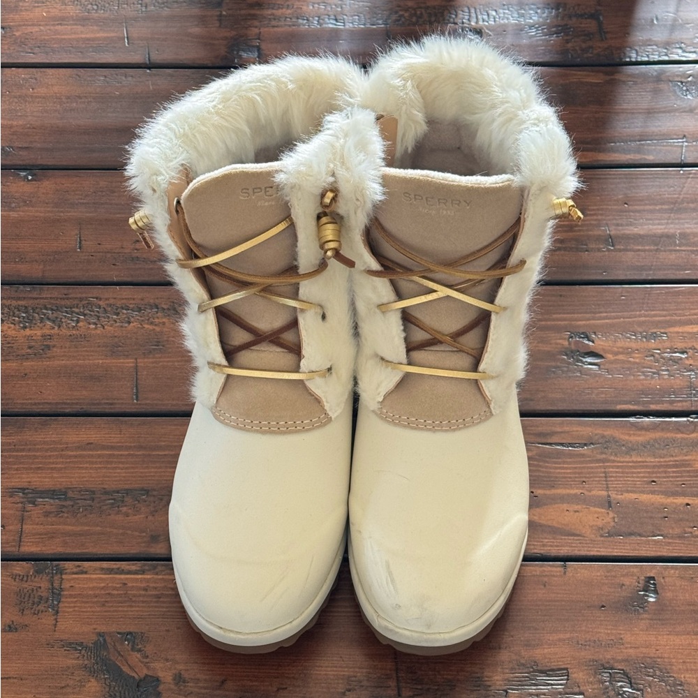 Sperry Women's Maritime Repel Winter Boot in Sand